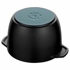 Cheapest ✨ Staub 1.5 Qt. Petite French Oven | Matte Black 🤩 -Le Creuset Shop 1.5qt petite french oven c