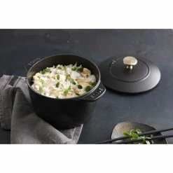 Cheapest ✨ Staub 1.5 Qt. Petite French Oven | Matte Black 🤩 -Le Creuset Shop 1.5qt petite french oven g