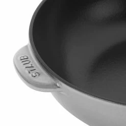 Brand new 🛒 Staub 2.9 Qt Cast Iron Daily Pan | Graphite Grey 🤩 -Le Creuset Shop 1010645 2