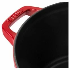 Deals ✔️ Staub Stackable Cocotte, Braiser, And Grill Pan With Lid | Cherry 👍 -Le Creuset Shop 1010887 0