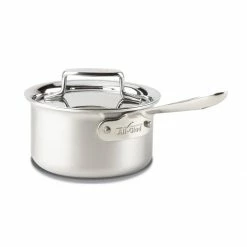Cheapest ⌛ All-Clad D5 Brushed Stainless Steel Cookware Set | 7-Piece 🥰 -Le Creuset Shop 104 1