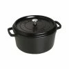 Wholesale ✔️ Staub 7 Qt. Round Cocotte/Dutch Oven | Matte Black 👍 -Le Creuset Shop 1102825 1