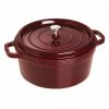 Budget ⌛ Staub 9 Qt. Round Cocotte/Dutch Oven | Grenadine 🎉 -Le Creuset Shop 1103087 1 1