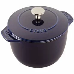 Cheap 🎉 Staub 1.5 Qt. Petite French Oven | Dark Blue 🌟 -Le Creuset Shop 11721691