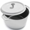 Promo 🎉 Staub 5 Qt Tall Cocotte | White 🔔 -Le Creuset Shop 12502402