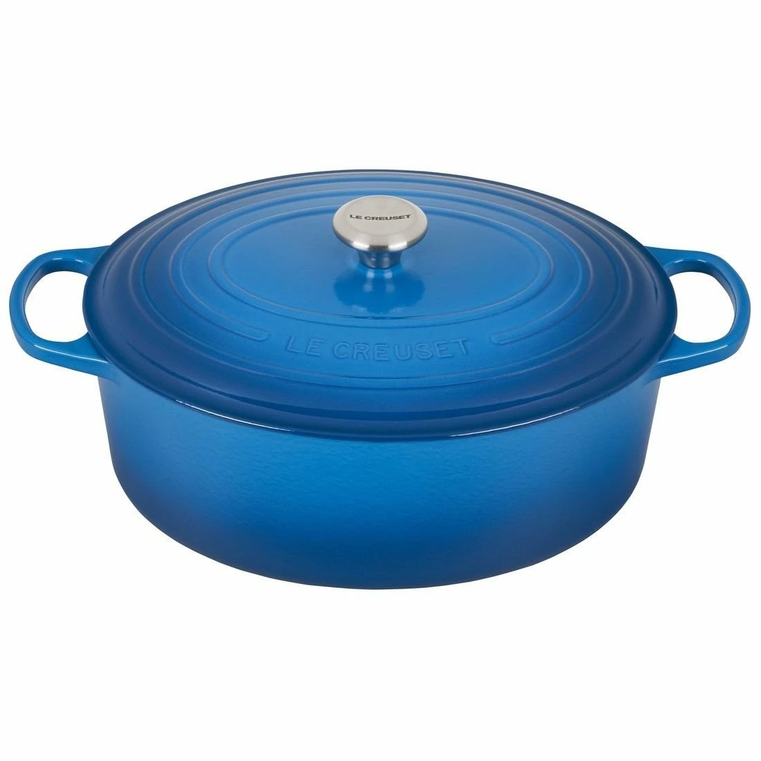 Brand new π₯ Le Creuset 9.5 Qt. Oval Signature Dutch Oven With Stainless Steel Knob | Marseille Blue π 3 Brand new π₯ Le Creuset 9.5 Qt. Oval Signature Dutch Oven With Stainless Steel Knob | Marseille Blue π