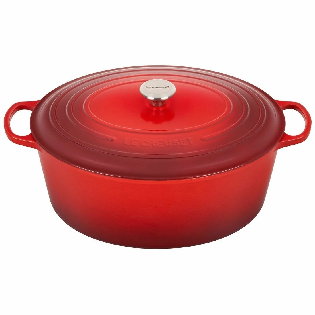 Hot Sale π€© Le Creuset 15.5 Qt. Oval Signature Dutch Oven With Stainless Steel Knob | Cerise/Cherry Red π 3 Hot Sale π€© Le Creuset 15.5 Qt. Oval Signature Dutch Oven With Stainless Steel Knob | Cerise/Cherry Red π