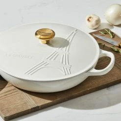 Best reviews of ⌛ Le Creuset 3.5Qt Signature Braiser Eiffel Tower Collection | White ✨ -Le Creuset Shop 16309scr cd3e68463c94ec1