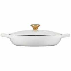 Best reviews of ⌛ Le Creuset 3.5Qt Signature Braiser Eiffel Tower Collection | White ✨ -Le Creuset Shop 16909scr 6fcffb3c1823654