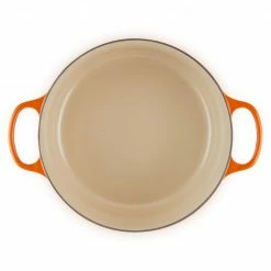 Deals 🤩 Le Creuset 9 Qt. Round Signature Dutch Oven With Stainless Steel Knob | Flame Orange 🛒 -Le Creuset Shop 302ss d
