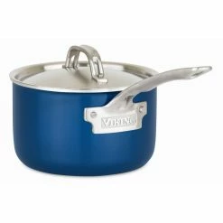 Cheap 🌟 Viking Multi Ply Stainless 11-Piece Cookware Set | Blue 😉 -Le Creuset Shop 40041 9991 blsc3 qt sauce pan blue metal