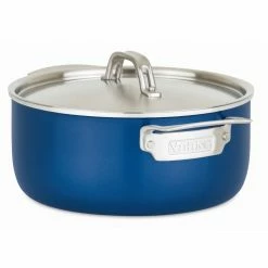 Cheap 🌟 Viking Multi Ply Stainless 11-Piece Cookware Set | Blue 😉 -Le Creuset Shop 40041 9991 blsc 5 qt dutch oven blue metal