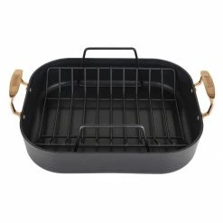 Coupon 🛒 Viking 16" Roasting Pan | Black & Copper 🌟 -Le Creuset Shop 40051 9902chc 07