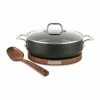 Discount 🌟 All-Clad HA1 Nonstick Dutch Oven With Acacia Wood Trivet & Spoon | 6 Qt. 🎁 -Le Creuset Shop 41uvcm27vvl. ac sl1000
