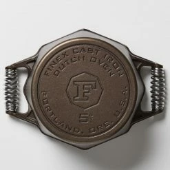 Hot Sale 😀 FINEX 5-Qt Cast Iron Dutch Oven 😀 -Le Creuset Shop 5 qt cast iron dutch oven hero light 1