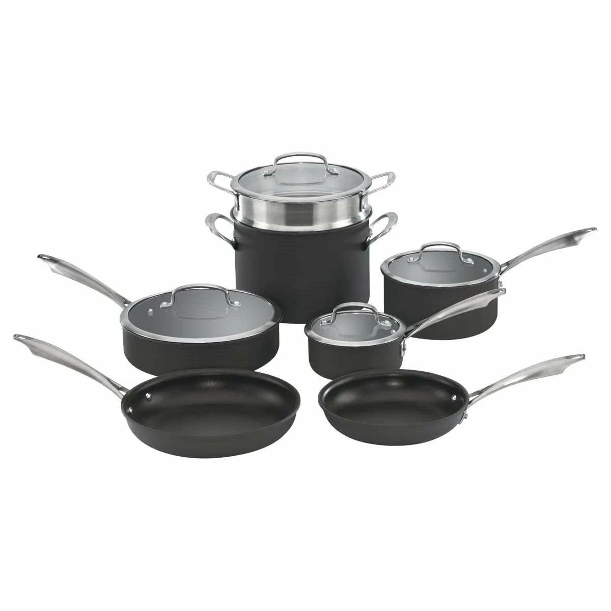 Coupon ๐ Cuisinart Dishwasher-Safe Anodized 11-Piece Nonstick Cookware Set ๐ 3 Coupon ๐ Cuisinart Dishwasher-Safe Anodized 11-Piece Nonstick Cookware Set ๐