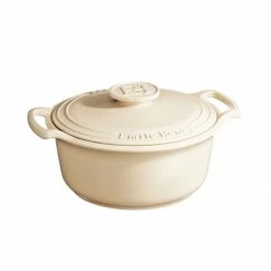 Outlet 🥰 Emile Henry 4-Quart Sublime Stewpot | Creme 🥰