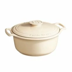 Outlet 😀 Emile Henry 6-Quart Sublime Stewpot | Creme ✨