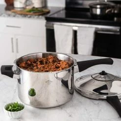 Cheap 🔥 Kuhn Rikon Duromatic® Stainless Steel Pressure Saucepan | 3.7 Qt. 🔥 -Le Creuset Shop 61st xzs tl. ac sl1200