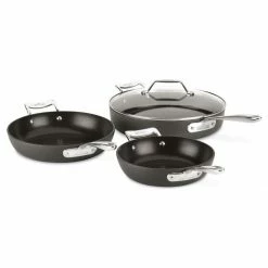 Wholesale 🎁 All-Clad Essentials Nonstick Hard Anodized Skillet Set | 3-Piece 😀