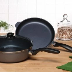 Cheap ⭐ Swiss Diamond | HD 3-Piece Set - Fry Pan & Sauté Pan 🧨 -Le Creuset Shop 628 1 2017 10 27 20 11 39 utc