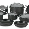 Best deal ⌛ Cuisinart Chef's Classic Hard Anodized Nonstick Cookware Set | 14-Piece 👍 -Le Creuset Shop 66 14n cuisinart chefs selection 14 piece non stick set 2