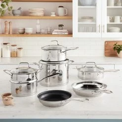 Best Pirce ❤️ Cuisinart Professional Series Stainless 11-Piece Cookware Set 🎉 -Le Creuset Shop 71motomenjl. ac sl1500