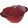 Buy 💯 Staub 1.75 Qt. Heart Cocotte/Dutch Oven | Cherry Red ⌛ -Le Creuset Shop 71n6b2r4kel. ac sl1500