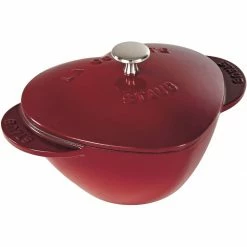 Buy 💯 Staub 1.75 Qt. Heart Cocotte/Dutch Oven | Cherry Red ⌛