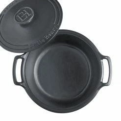 New 👏 Emile Henry 6-Quart Sublime Stewpot | Graphite 🔔 -Le Creuset Shop 734760 sublime dutch oven top open