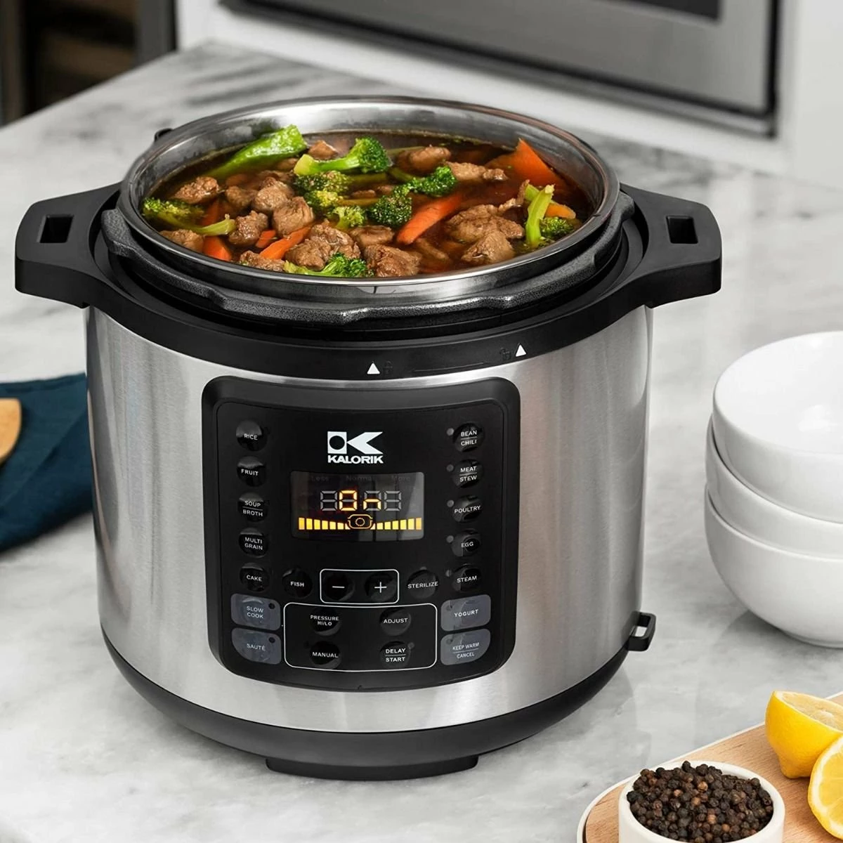 Cheapest ๐งจ Kalorik 6 Qt. 10-in-1 Multi-Use Electric Pressure Cooker | Stainless Steel ๐ 4 Cheapest ๐งจ Kalorik 6 Qt. 10-in-1 Multi-Use Electric Pressure Cooker | Stainless Steel ๐ - Image 2