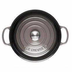 Flash Sale ✨ Le Creuset 2.25 Qt. Signature Enameled Cast Iron Braiser With Stainless Steel Knob | Oyster Grey 🔥 -Le Creuset Shop actual top oyster