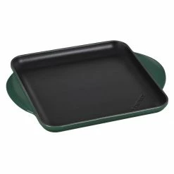 Cheapest 💯 Le Creuset 9.5" Square Signature Enameled Cast Iron Griddle Pan | Artichaut 🎁