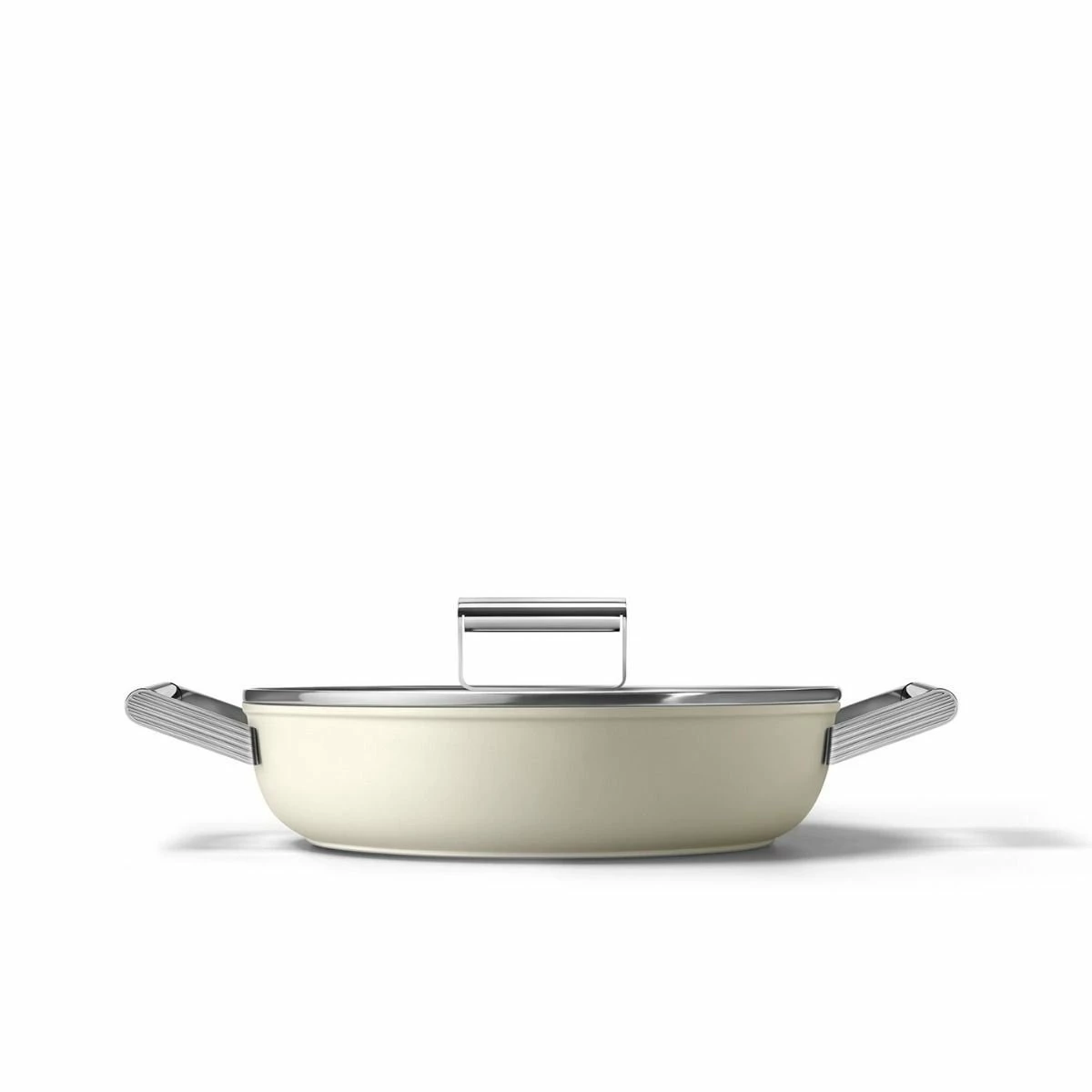 Cheapest π SMEG 4 Qt. Nonstick Deep Pan With Lid | Cream π 5 Cheapest π SMEG 4 Qt. Nonstick Deep Pan With Lid | Cream π