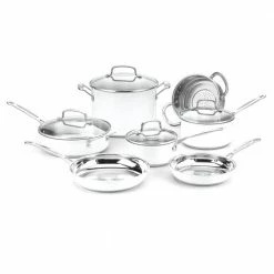Best reviews of ✨ Cuisinart Matte White Stainless Steel Cookware Set | 11-Piece ⌛