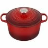 Budget 🌟 Le Creuset 5.25 Qt. Signature Deep Oven | Cerise 🔥 -Le Creuset Shop do cerise 3