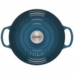Budget 😀 Le Creuset 5.25 Qt. Signature Deep Oven | Deep Teal 👍 -Le Creuset Shop do deep teal 2 copy