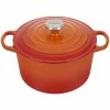 Coupon 🥰 Le Creuset 5.25 Qt. Signature Deep Oven | Flame 🌟 -Le Creuset Shop do flame 4