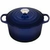 Best Sale ✔️ Le Creuset 5.25 Qt. Signature Deep Oven | Indigo Blue 🔥 -Le Creuset Shop do indigo 2