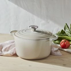 Cheapest 🎉 Le Creuset 5.25 Qt. Signature Deep Oven | Meringue 🌟 -Le Creuset Shop do meringue ls