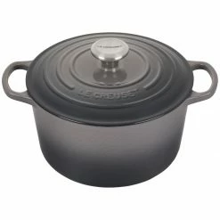 Outlet 🎁 Le Creuset 5.25 Qt. Signature Deep Oven | Oyster ✔️