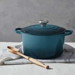 Budget 😀 Le Creuset 5.25 Qt. Signature Deep Oven | Deep Teal 👍 -Le Creuset Shop do teal ls