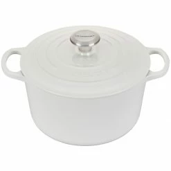 Best reviews of 😍 Le Creuset 5.25 Qt. Signature Deep Oven | White 🎉