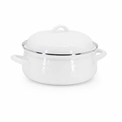 Top 10 😀 Golden Rabbit Enamelware 4 Qt. Dutch Oven | White ⌛