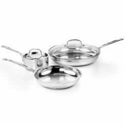 Cheapest 🧨 Cuisinart Chef's Classic Stainless Steel Cookware Set | 5-piece 👍
