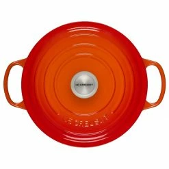 Outlet ⌛ Le Creuset 5-Piece Signature Cookware Set With Stainless Steel Knobs | Flame Orange 🎁 -Le Creuset Shop frenchoven2