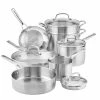 Outlet 𧨠KitchenAid Non-Electrics KitchenAid Stainless Steel 3-Ply Cookware Set | 11-Piece β€οΈ 2 Outlet 𧨠KitchenAid Non-Electrics KitchenAid Stainless Steel 3-Ply Cookware Set | 11-Piece β€οΈ -Le Creuset Shop full set 1