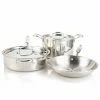 Wholesale 🔥 Heritage Steel Cookware Stainless Steel Cookware Set | 5-Piece ✔️ -Le Creuset Shop hsc 17805ek