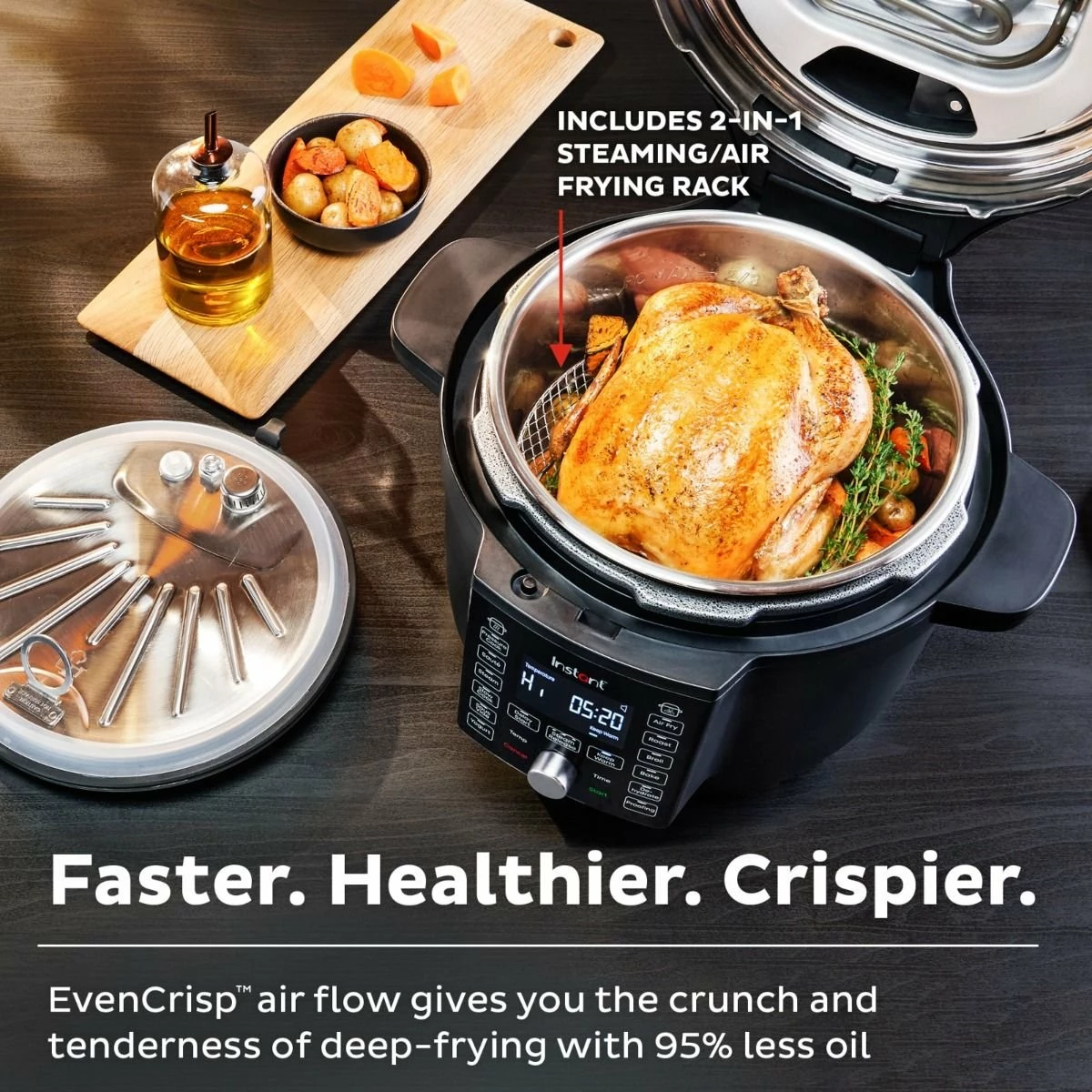 Budget โ Instant Pot Duo Crisp With Ultimate Lid | 6-Quart ๐ 4 Budget โ Instant Pot Duo Crisp With Ultimate Lid | 6-Quart ๐ - Image 2
