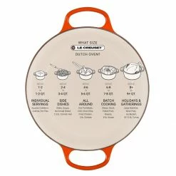 Promo 🔥 Le Creuset 3.5 Qt. Round Signature Dutch Oven With Stainless Steel Knob | Licorice ✔️ 12 Promo 🔥 Le Creuset 3.5 Qt. Round Signature Dutch Oven With Stainless Steel Knob | Licorice ✔️ -Le Creuset Shop lc round oven guide 1 13